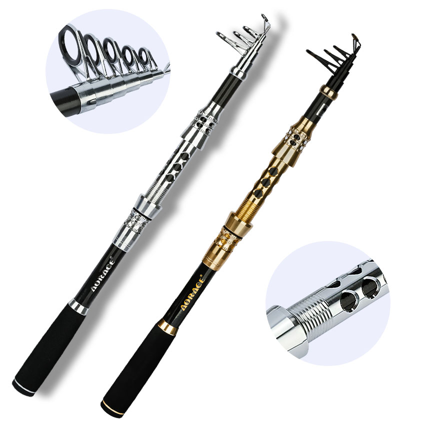 Fishing Boat Aluminum - Canna da Pesca Telescopica in Fibra
